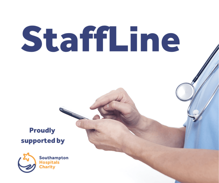 StaffLine, Proudly Supported by Southampton Hospitals Charity